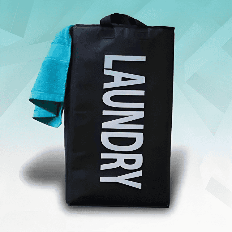 Portable Waterproof Laundry Basket, Foldable Laundry Bag Basket, Non Woven Foldable Clothes Storage Basket Portable Waterproof Laundry Basket, Foldable Laundry Bag Basket, Non Woven Foldable Clothes Storage Basket